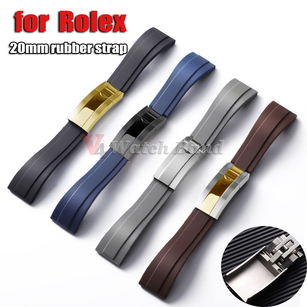 Luxury Watch Rolex - High Quality Silicone Watch Band 20mm