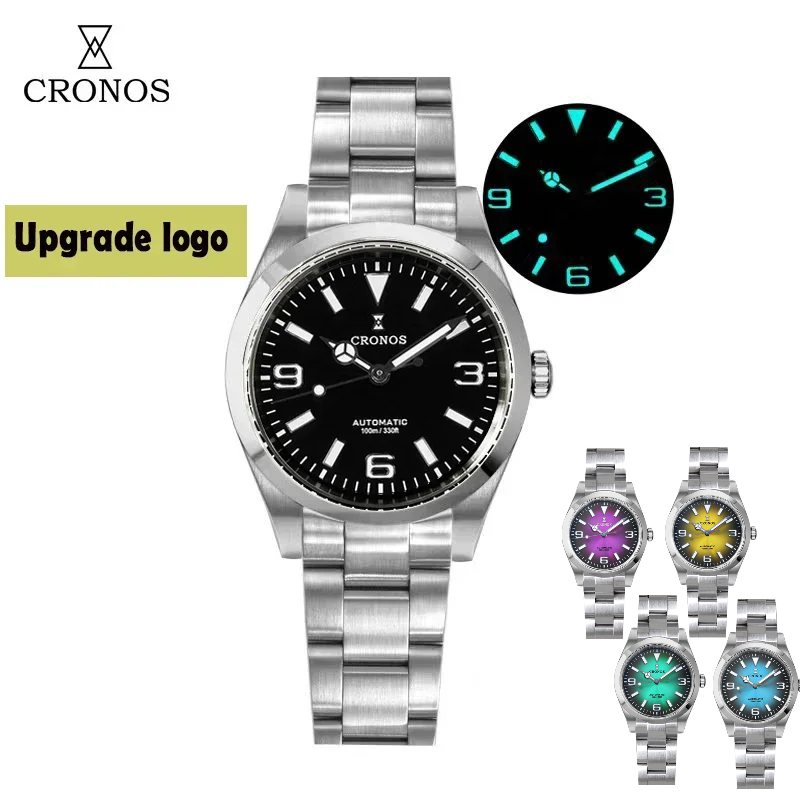 Diver Watch 300M - Cronos L6032 36mm Men Mechanical Watch
