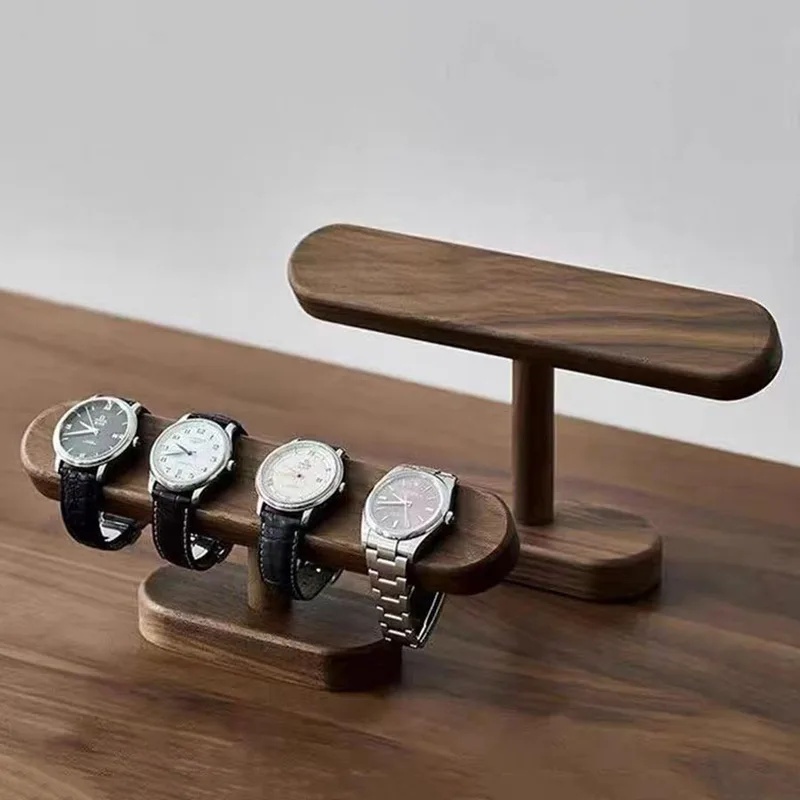 Luxury Watch Stand - Walnut Watch Bracket Display Holder Jewelry