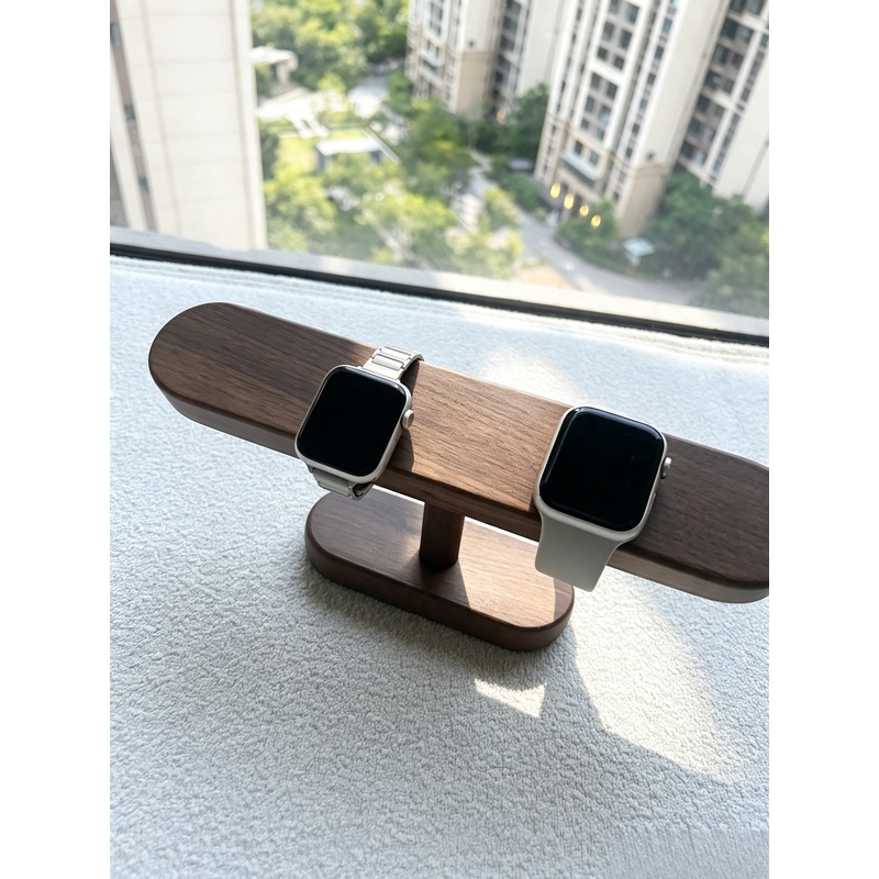 Luxury Watch Stand - Walnut Wood Jewelry Display Stand Watch