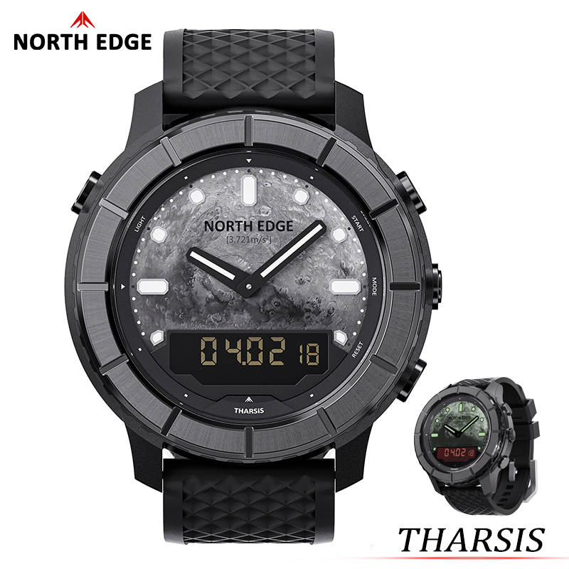 Diver Watch 300M - NORTH EDGE 2026 THARSIS Men‘s Carbon