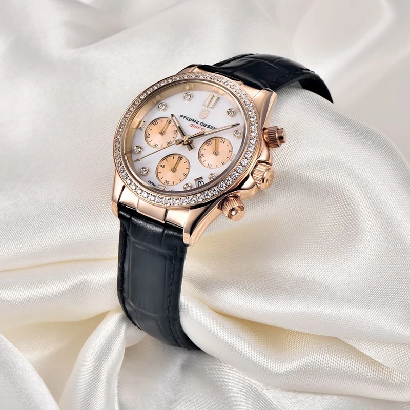 PAGANI DESIGN Luxury Diamond E - огляд і ціна Luxury Watch Leather