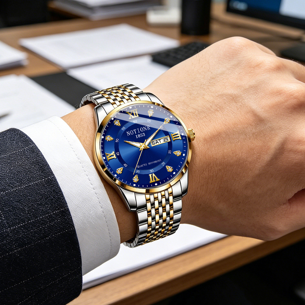 Multifunctional Men's Fashion  - огляд і ціна Luxury Watch Black