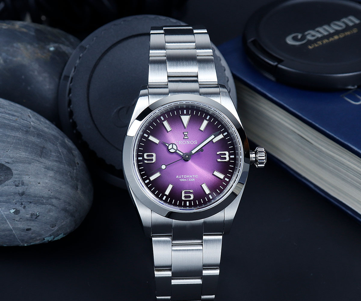 Cronos L6032 36mm Men Mechanic - огляд і ціна Diver Watch 300M