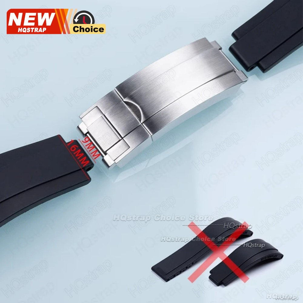 9mmx9mm Folding Buckle for Rol - огляд і ціна Luxury Watch Black