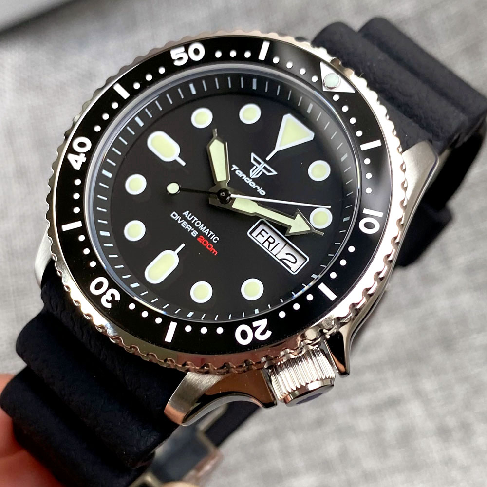 41mm Tandorio NH36A 20ATM Auto - огляд і ціна Diver Watch 300M