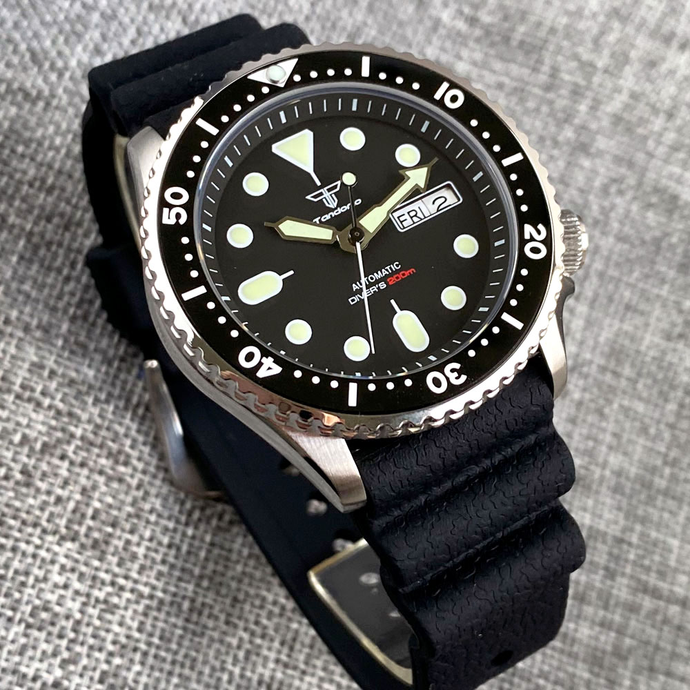 41mm Tandorio NH36A 20ATM Auto - огляд і ціна Diver Watch 300M
