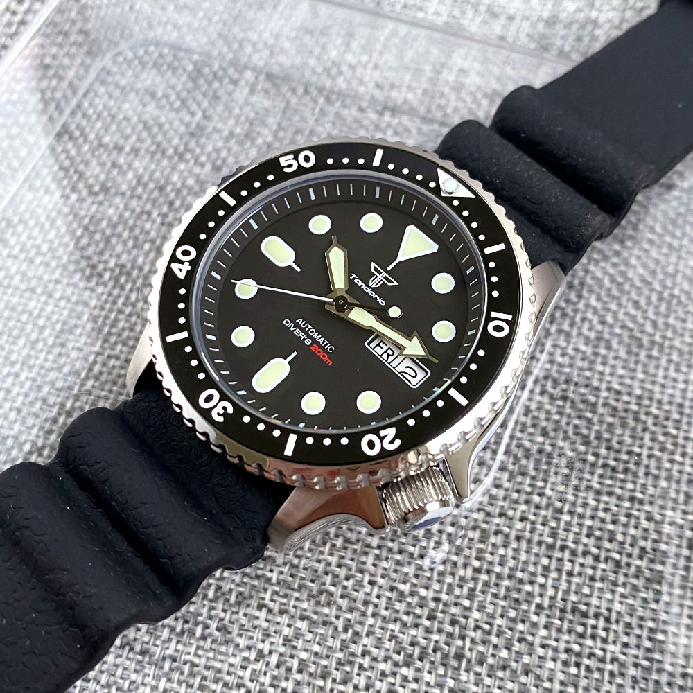 41mm Tandorio NH36A 20ATM Auto - огляд і ціна Diver Watch 300M