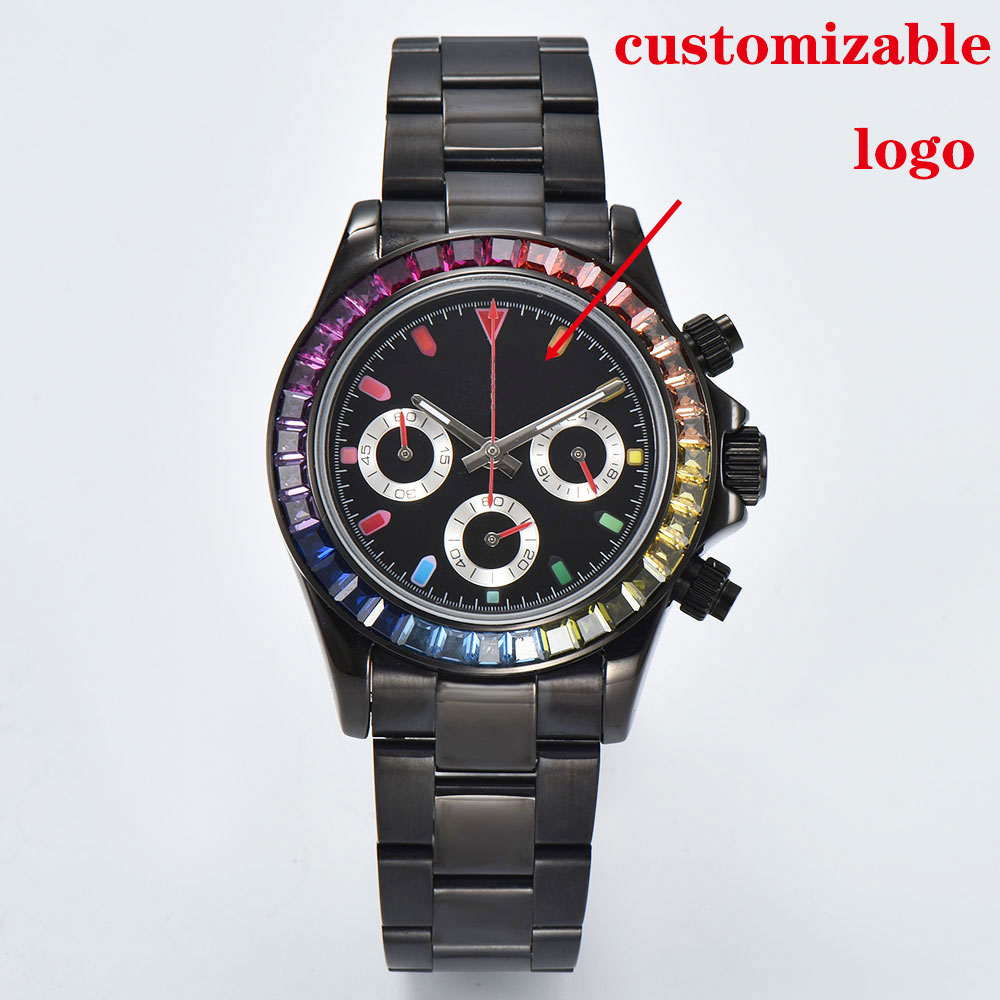 Luxurious 39mm Black Men's Wat - огляд і ціна Luxury Watch Black