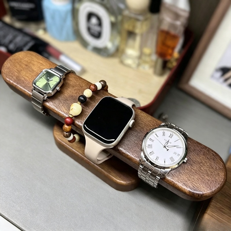 Walnut Wood Jewelry Display St - огляд і ціна Luxury Watch Stand