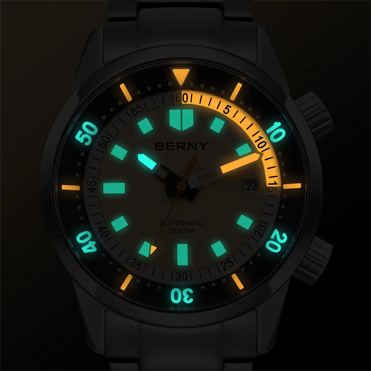 BERNY Automatic Diving Watches - огляд і ціна Diver Watch 300M