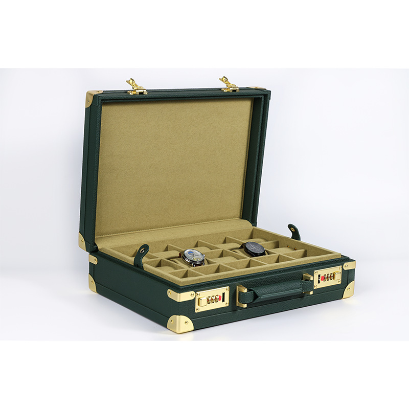OEM ODM Luxury 15 Slots Green  - огляд і ціна Luxury Watch Leather