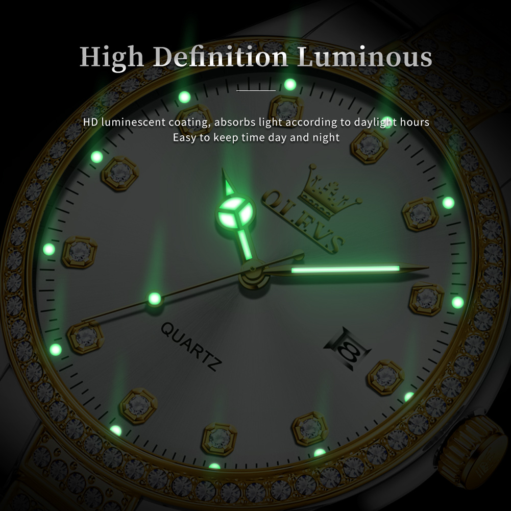 OLEVS 9905 All Diamond Luxury  - огляд і ціна Luxury Watch All Brands