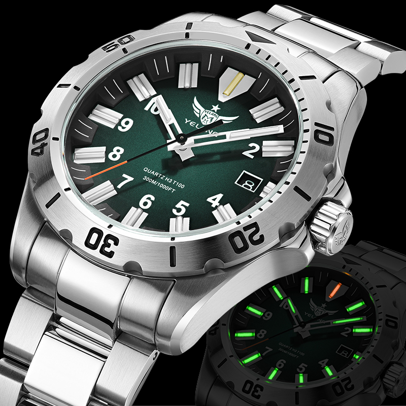 YELANG V1036S Men's Quartz Wat - огляд і ціна Diver Watch 300M