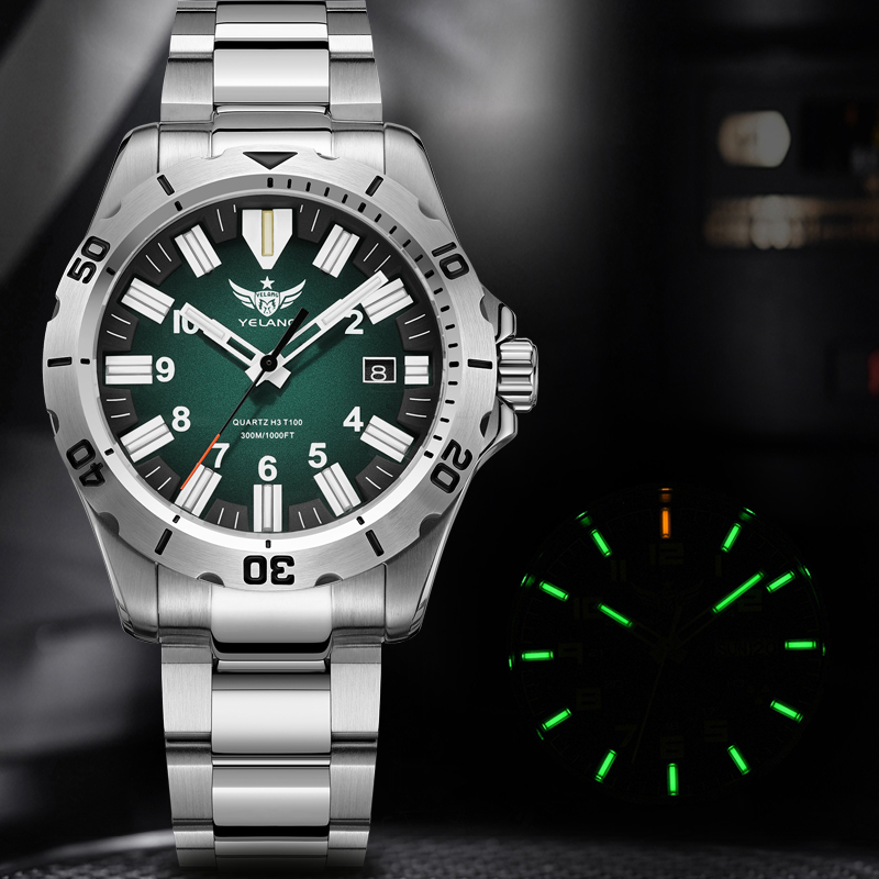 YELANG V1036S Men's Quartz Wat - огляд і ціна Diver Watch 300M