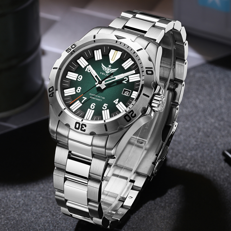 YELANG V1036S Men's Quartz Wat - огляд і ціна Diver Watch 300M