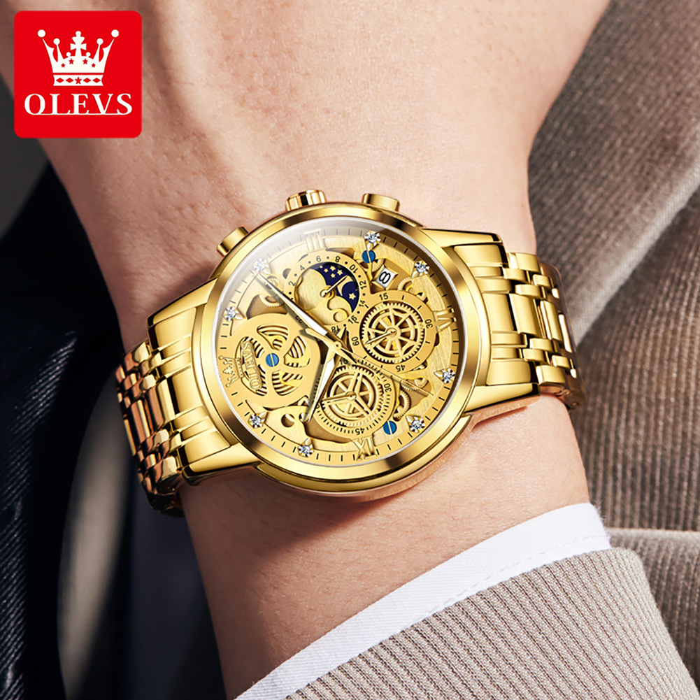 OLEVS 9947 Men Watch Original  - огляд і ціна Luxury Watch All Brands
