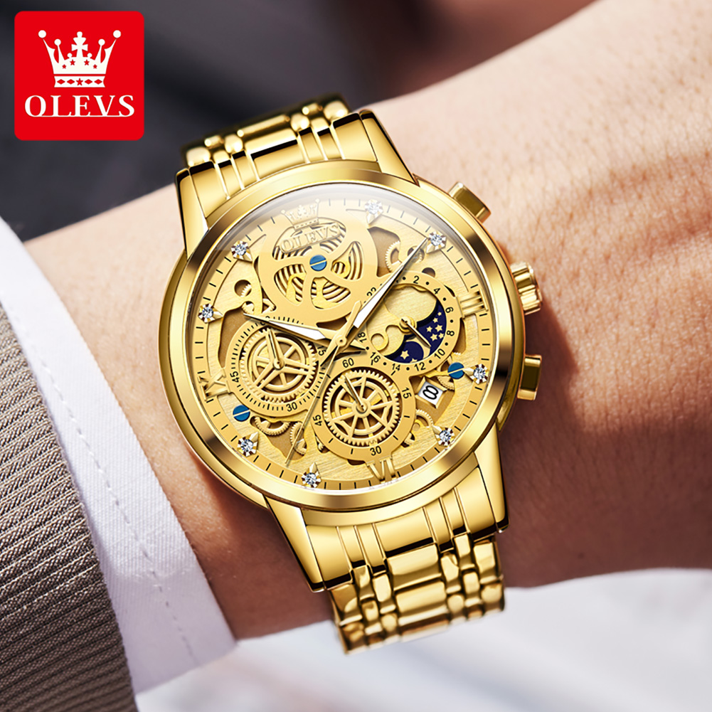 OLEVS 9947 Men Watch Original  - огляд і ціна Luxury Watch All Brands