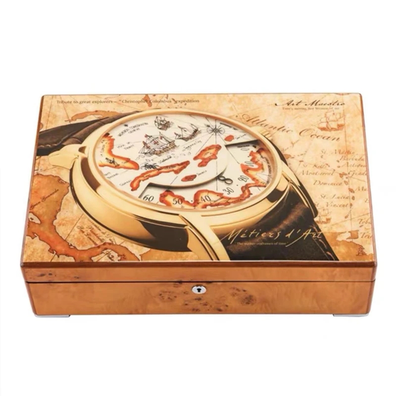 12 Slots Wood Watch Display Wi - огляд і ціна Luxury Watch Image