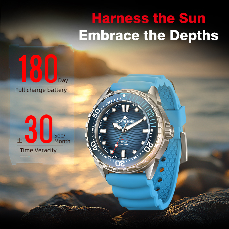 NORTH EDGE 2025 New TRITON Sol - огляд і ціна Diver Watch 300M