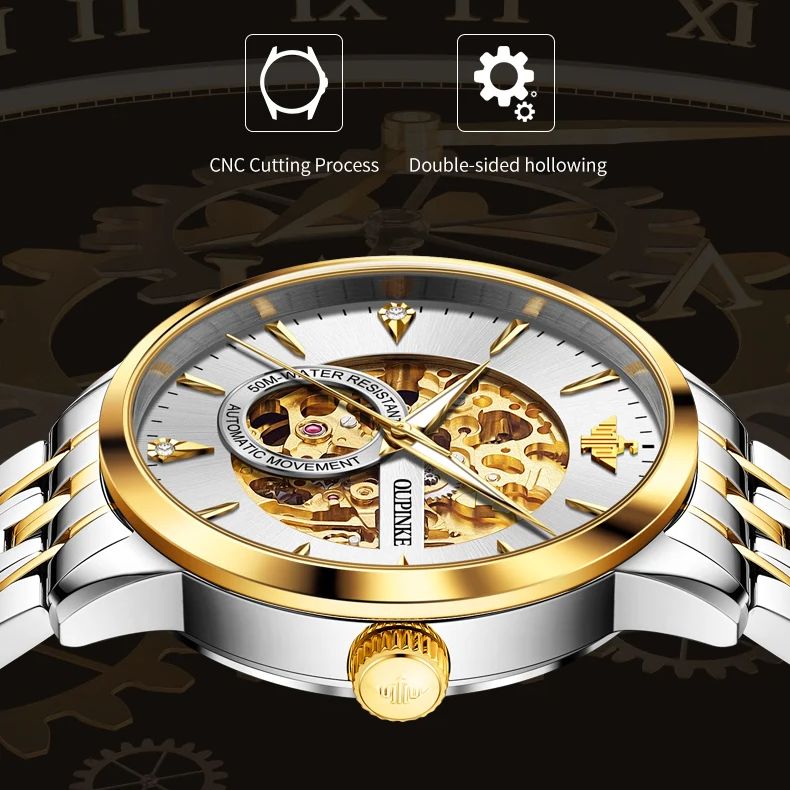 OUPINKE Luxury Fully Hollow Me - огляд і ціна Luxury Watch All Brands