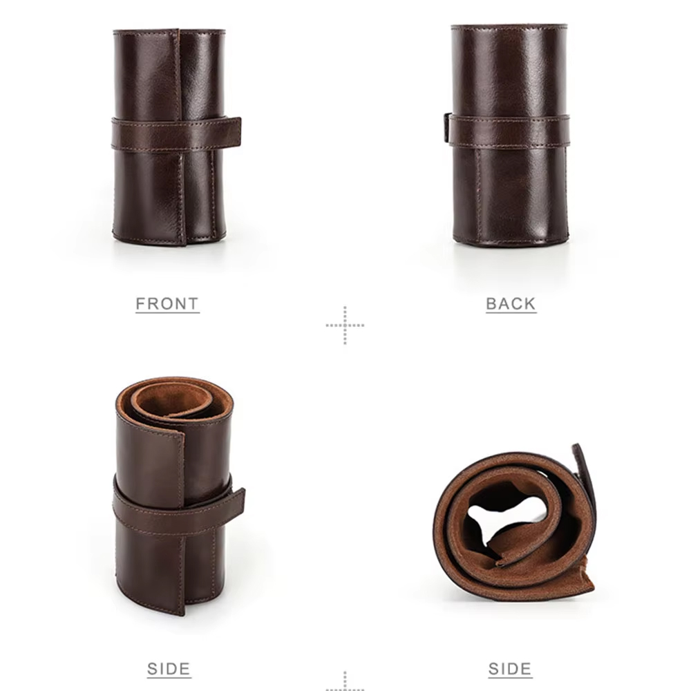100% Genuine Cowhide Leather W - огляд і ціна Luxury Watch Stand